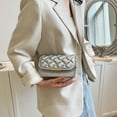 thumbnail image 4 of New fashion wild shoulder bag wild chain bag wild leather messenger bag-silver, 4 of 5