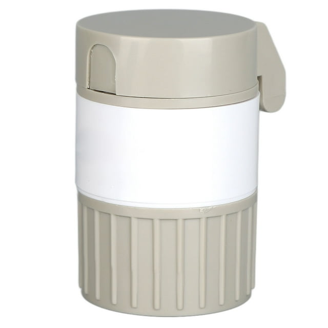 Medicine Cutter Container,Multiflnctional 4 in 1 Medicine Splitter Medicine Crusher Extended Durability