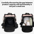 thumbnail image 7 of Women'S Multifunctional Nylon Travel Backpack With Convertible Shoulder Straps And Back Open Pocket For Daily Commute, Shopping, And Travel, 7 of 7
