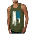thumbnail image 3 of Linfrsh 2025 New Men's Print Tank Top Casual Sports Sleeveless Round Neck Tank Top Shirt Mens Tank Tops AG,2XL, 3 of 6