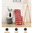 thumbnail image 3 of 50 x 60 inch Elegant Comfort Luxury Velvet Super Soft Christmas Prints Fleece Blanket-Holiday Theme Home Décor Fuzzy Warm and Cozy Throws for Winter Bedding, Couch and Gift, 3 of 5