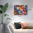 thumbnail image 2 of Gukieu Easter Eggs Print Horizontal Canvas Decorative Painting 12x16 Inch Shrinkage Resistant Frame Hanging Home Wall Art Decor, 2 of 6
