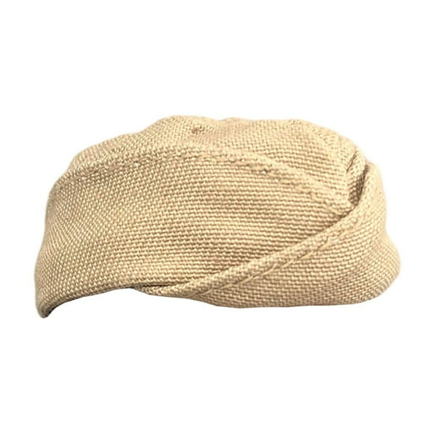 Gorra de nailon con figura de hombre a escala 1/6 para figuras de acción masculinas de 12 pulgadas. Caqui