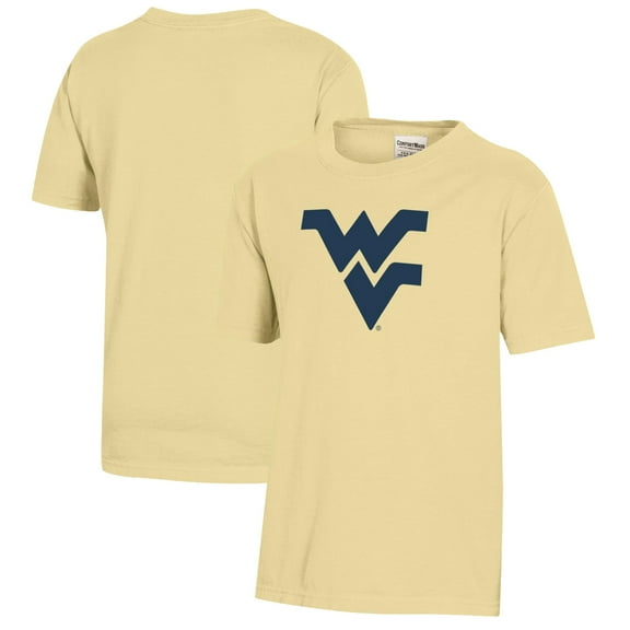 Youth  Gold West Virginia Mountaineers Logo Comfort Wash T-Shirt