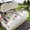 White, variant on Golf Cart Seat Covers for 2 Seater,Christmas Snowflakes Microfiber Cart Seat Towel Blanket,Winter Poinsettia Xmas Balls Floral Leaf Absorbent NonSlip Bench Seats Protector for Golf Course 51"x31"