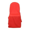 thumbnail image 6 of Efavormart 5PCS | Round Top Red Polyester Banquet Chair Covers Linen Dinning Chair slipcover For Wedding Party Event Catering, 6 of 11