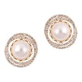 thumbnail image 2 of Jumpingount 1 par de pendientes de cristal de perla para banquete de boda, regalos de joyería Type3 NO3, 2 of 6