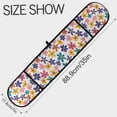 thumbnail image 3 of Dailycode Double Sided Oven Mitt with Loop Heat Resistant Kitchen Long Potholders 7" x 35" Colorful Flower Drawing, 3 of 6
