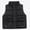 Black, variant on Big Kids Quilted Vest with Soft Lining Wind Resistant Shell Size 5T