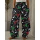 thumbnail image 3 of Otoño e invierno, impresión 3d, tendencia europea y americana, serie navideña, pantalones de pierna ancha para mujer, 3 of 6