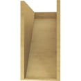 thumbnail image 4 of 11"W x 22"D x 22"H Classic Concord Rough Cedar Woodgrain TimberThane Corbel, Primed Tan, 4 of 6
