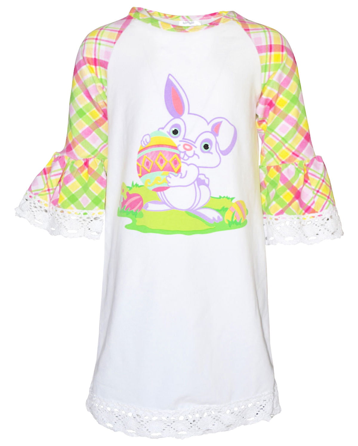 NEW Boutique Easter Bunny Rabbit Girls Tunic Outfit Set