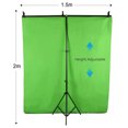 thumbnail image 3 of Riwcyla 5x7ft Green Screen Blue Screen Backdrop Double,sided Chromakey Background Photography Kit with 5x7ft T,Shaped Background Adjustable Stand 3 x Spring Clamps, 3 of 6