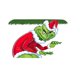 thumbnail image 1 of Felpudo Grinch, alfombra navideña para exteriores, decoración de puerta principal, talla única, 1 of 2