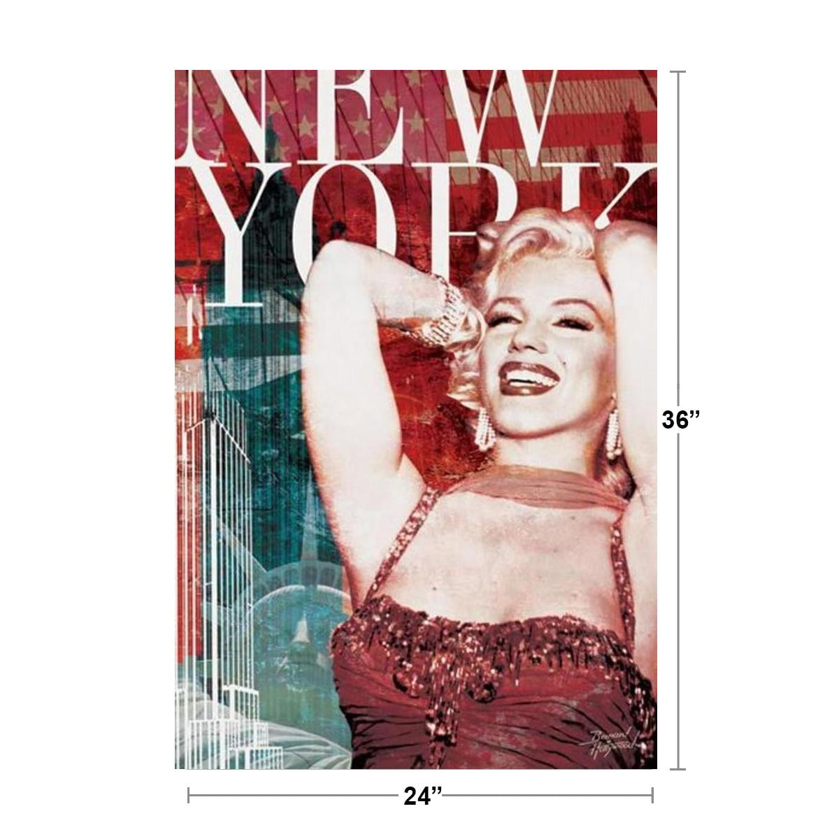 Marilyn Monroe fabric panel Hollywood retro bedding wall hanging picture 50s