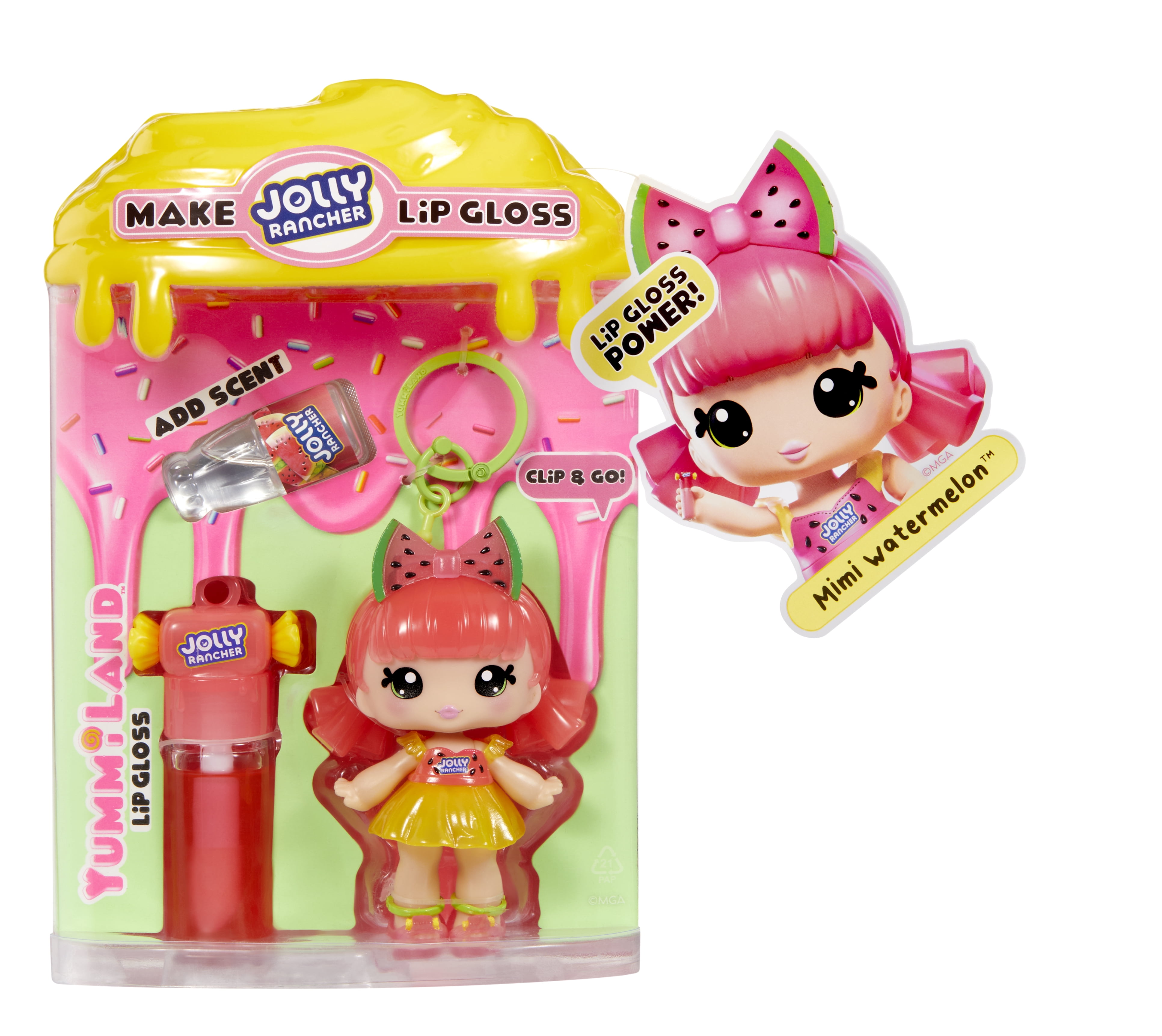 Yummiland x Licensed Sweets Lip Gloss Doll: JOLLY RANCHER