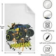thumbnail image 5 of Cartoon Sketch Monster Truck Dish Towels Set of 4, Off Road Vehicle Washable Tea Towels Dishcloths Lint-Free 18x28 Inch Fast Drying for Kitchen Restaurant Bar Clean, 5 of 7