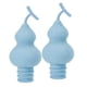 thumbnail image 1 of 2 tapones de corcho reutilizables con forma de calabaza para botellas de champán Azul, 1 of 7