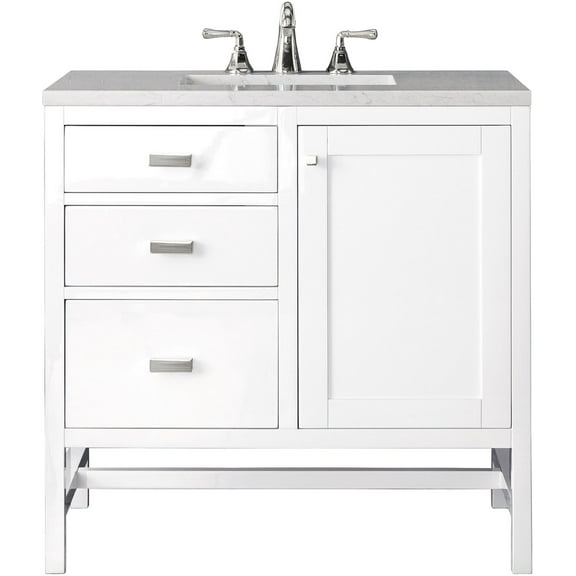 James Martin Vanities E444-V36-3Ejp Addison 36" Free Standing Single Basin Hardwood Vanity