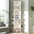 thumbnail image 1 of Halicool 7-Tier Rotating 360 Degree Carousel Free Standing Shoe Rack, White, 1 of 7