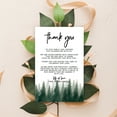 thumbnail image 4 of Koyal Wholesale Watercolor Pine Trees Woodland Forest Wedding Thank You Place Setting Cards for Table Reception, 56-Pack, 4 of 5