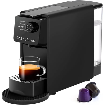 CASABREWS CM7036E 20 Bar Espresso Machine For Nespresso Original Pods,Compact Capsule Coffee Machine