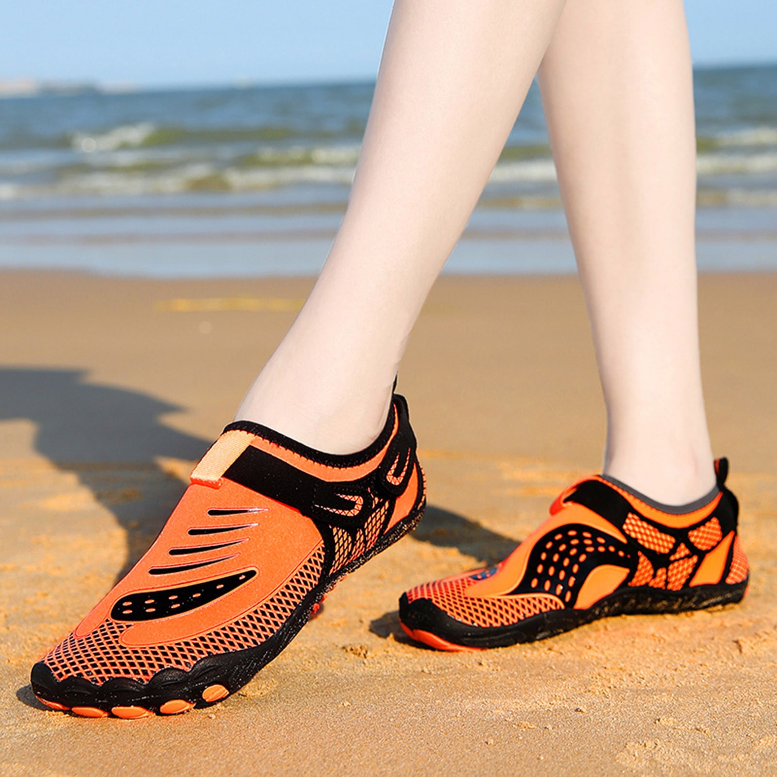 Mostsola Swim Water Shoes for Women Men Aqua Athletic Hiking Beach Anti-Slip Barefoot Sneakers