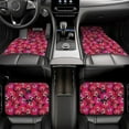 thumbnail image 6 of Uemuo Car Floor Mats - Orchids Flowers Pattern Carpet Floor Mats for Cars, Auto Accessories Front & Rear Car Floor Foot Mat Sets of 4 Pieces, 6 of 6
