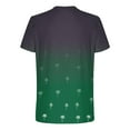 thumbnail image 4 of Wancir Men's T Shirts Plant Graphic Shirt Tops Summer Fashion Round Neck Short Sleeve Tropical Printed Casual Tees, 4 of 5