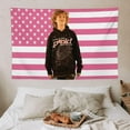 thumbnail image 4 of Nelson Celebrity and Decorations Stuff American Pink Flags Wall Funny Tapestry Hanging Neumann Merch for Dorm Bedroom Decorative Aesthetic, 4 of 8