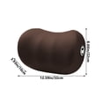 thumbnail image 2 of Hwkond Decorative Throw Pillows Car Headrests Car Memory Neck Pillows Car Neck Protectors Headrests,Brown, 2 of 5