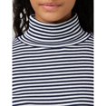 thumbnail image 5 of Joules Women's Clarissa Solid Roll Neck Jersey Top (Navy Stripe, US 4), 5 of 5
