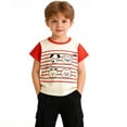 thumbnail image 5 of Asxite Toddler Tshirt Print Short Sleeve Crew Neck Casual Breathable Summer Tops 6M-6Y, 5 of 6
