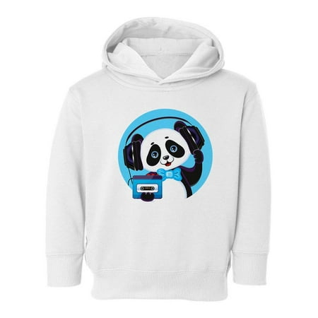 

Panda Listening To Music Hoodie Toddler -Image by Shutterstock 2 Toddler