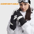 thumbnail image 4 of ZPAQI Breathable Ski Gloves Touchscreens Glove Warm Snowboard Gloves for Men Women, 4 of 18