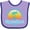 Lavender and Purple, variant on Inktastic Summer Enjoy the Sunshine Virginia Beach Virginia in Blue Boys or Girls Baby Bib