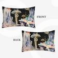 Balery Cute Mushroom Landscape Bedding Queen Pillow Cases Envelope