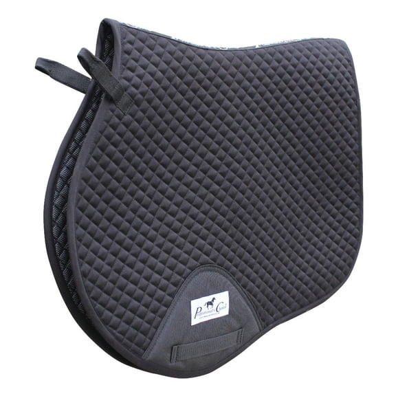 Professional's Choice Jump Pad with VenTECH Lining - Contoured Breathable Moisture-Wicking Saddle Pad Black