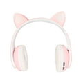 thumbnail image 3 of Cute Auricular Lxb39a Auricular De Oído De Gato Lindo Auriculares De Inalámbricos Portátiles De Bajo Ajustable Con Cable De Sonido Para Kidspink, 3 of 7