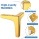 thumbnail image 3 of lote De 4 Pies De Mesa Triangulaires En Mtal - Dors 10cm, Capacit De Charge Jusqu' 800kg, Pies De Table Triangulaires Modernes En Mtal Pour Armo, 3 of 5