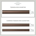 thumbnail image 6 of Exclusive Home Tension Rod, Oil Rubbed Bronze, Adjustable 24"-40", 6 of 13