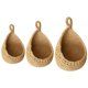 thumbnail image 3 of Cesta colgante de yute (3 unidades), cesta de mimbre para frutas, ideal para almacenar productos frescos, organizador de despensa de cocina hecho a mano (pequeño, mediano y grande). Contenedores de, 3 of 4