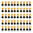 thumbnail image 1 of 50 Pcs Tile Leveler 1.5mm Reusable Orange PP Stainless Steel Tile Leveling Tool for Home Improvement, 1 of 12