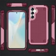 thumbnail image 7 of Armor Shockproof Case for Samsung Galaxy S25 Plus, [Military Grade Anti-Drop] Rugged Hybrid Hard PC+Soft Silicone Heavy-Duty Tough Durable Slim Fit Lightweight Protective Bumper Phone Case, Rose, 7 of 7