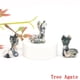 thumbnail image 1 of Estatua de ciervo de 1,2 ", piedra de pirita Natural, estatuilla de Animal curativo tallada de cristal, artesanías de piedras preciosas de Reiki, decoración del hogar, regalos de vacaciones, 1 of 4