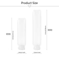 thumbnail image 4 of Becaristey Plastic Travel Bottle Shower Gel Toiletries Container Refillable Dispenser Tube Home Organizer Accessories 50ML Clear 1Set, 4 of 6