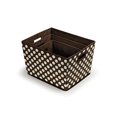 thumbnail image 4 of Badger Basket 3 Pack Polka Dot Nesting Trapezoid Shape Folding Baskets, Sage, 4 of 4