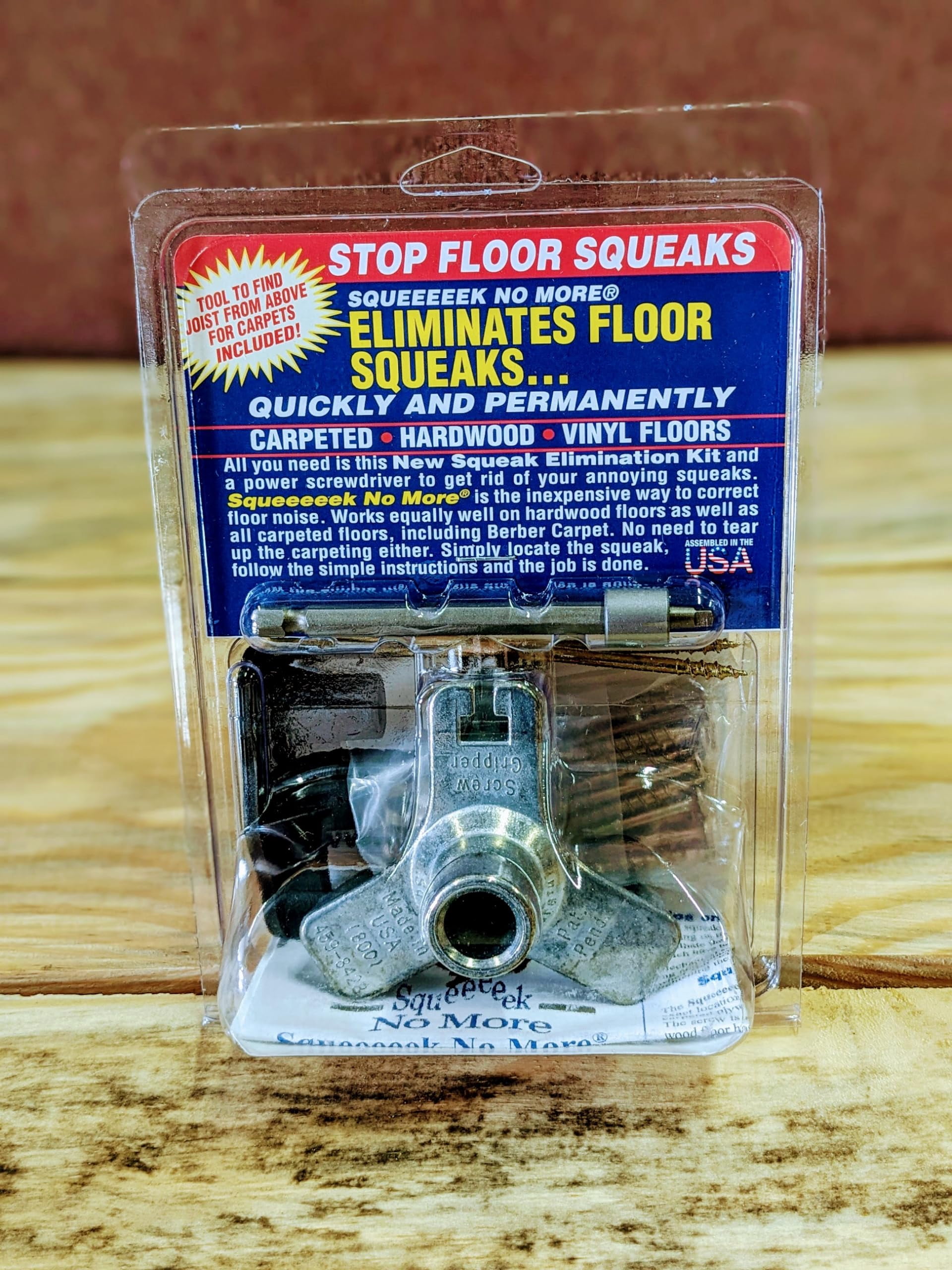 Squeeeeek No More No. 8 X 3 in. L Square Bugle Head Screw Kit 50 pk