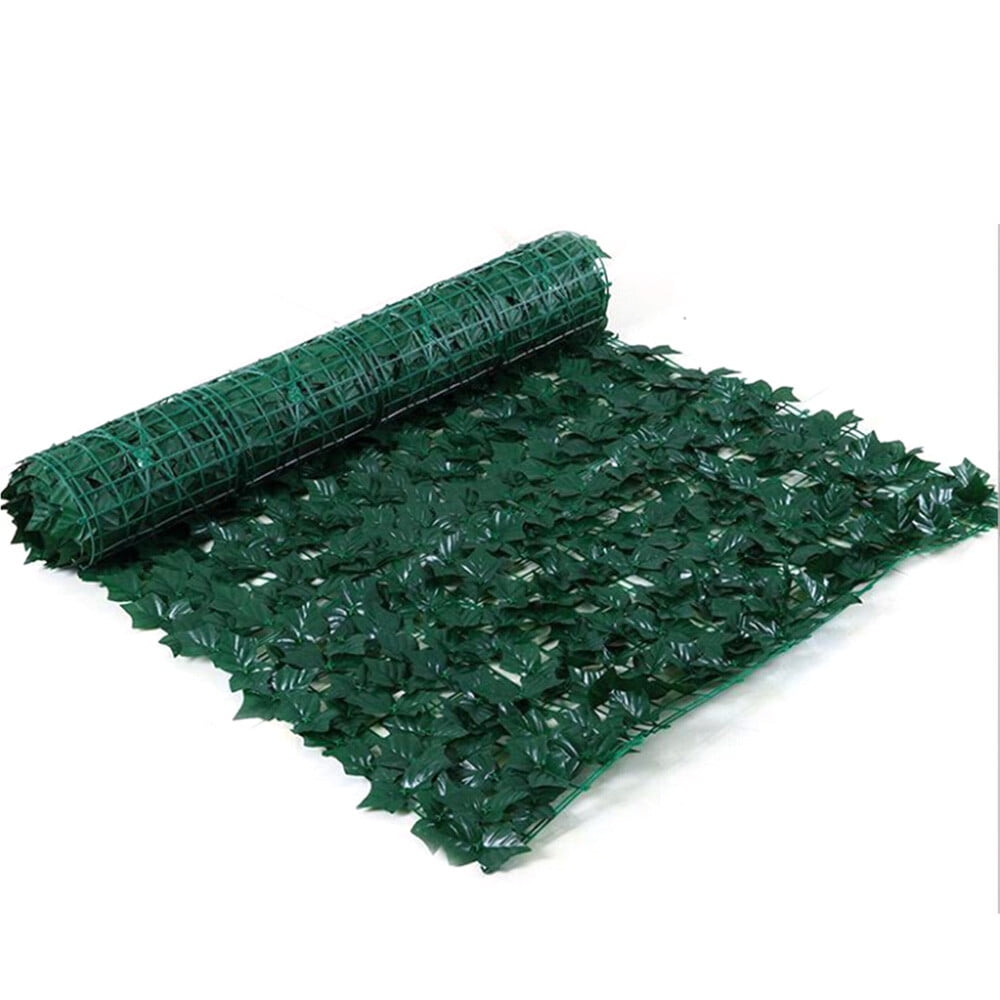 118 '' Artificial Faux Ivy Leaf Privacy Fence Screen Panel Wall Hedge Decorative 50*300cm