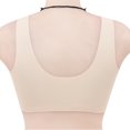 thumbnail image 6 of NIEWTR Front Closure Bras for Women Full Coverage No Underwire Seniors Soft Comfortable Support Push Up Bralettes(Beige,3XL), 6 of 9